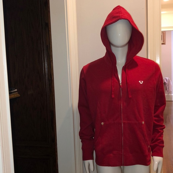 true religion ruby red hoodie